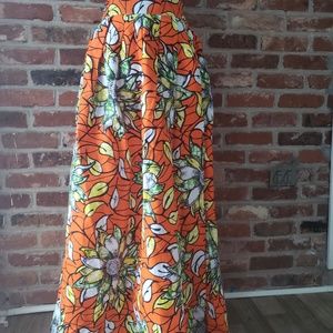 Ankara Print Maxi Skirt
